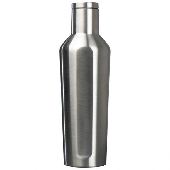 Vakuum-Trinkflasche aus Edelstahl mit auslaufsicherem Verschluß