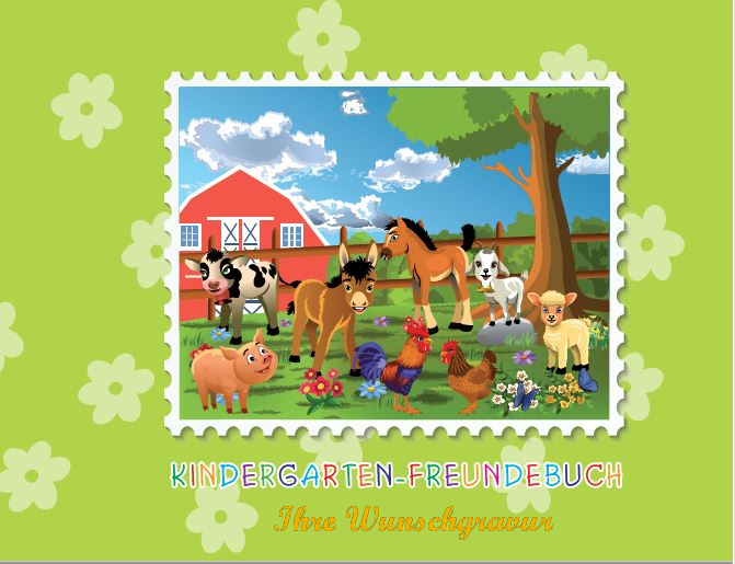 Kindergarten-Freundebuch "Farm" 