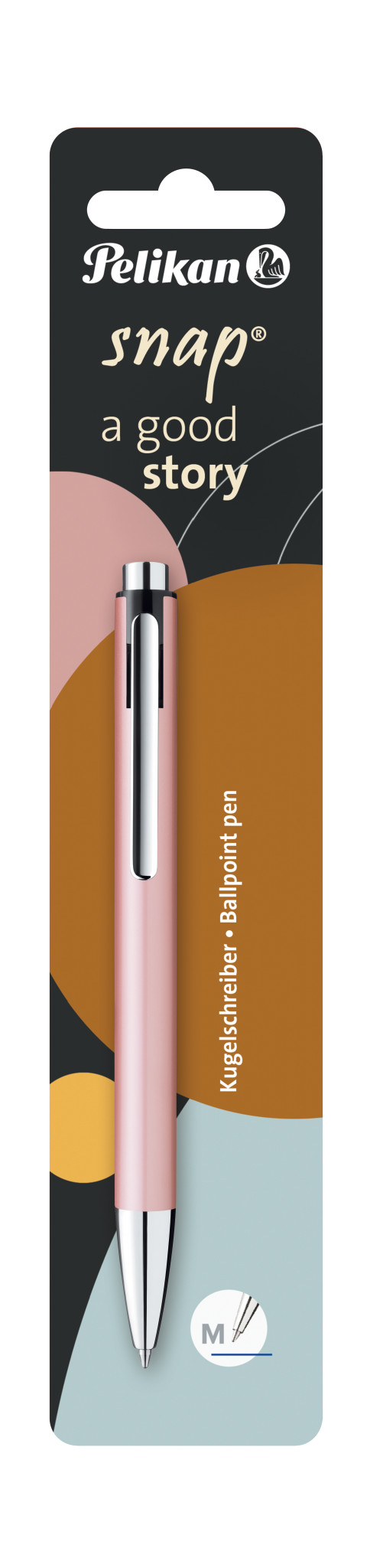 Pelikan Kugelschreiber Snap Metallic mit Namensgravur rosegold Farbe