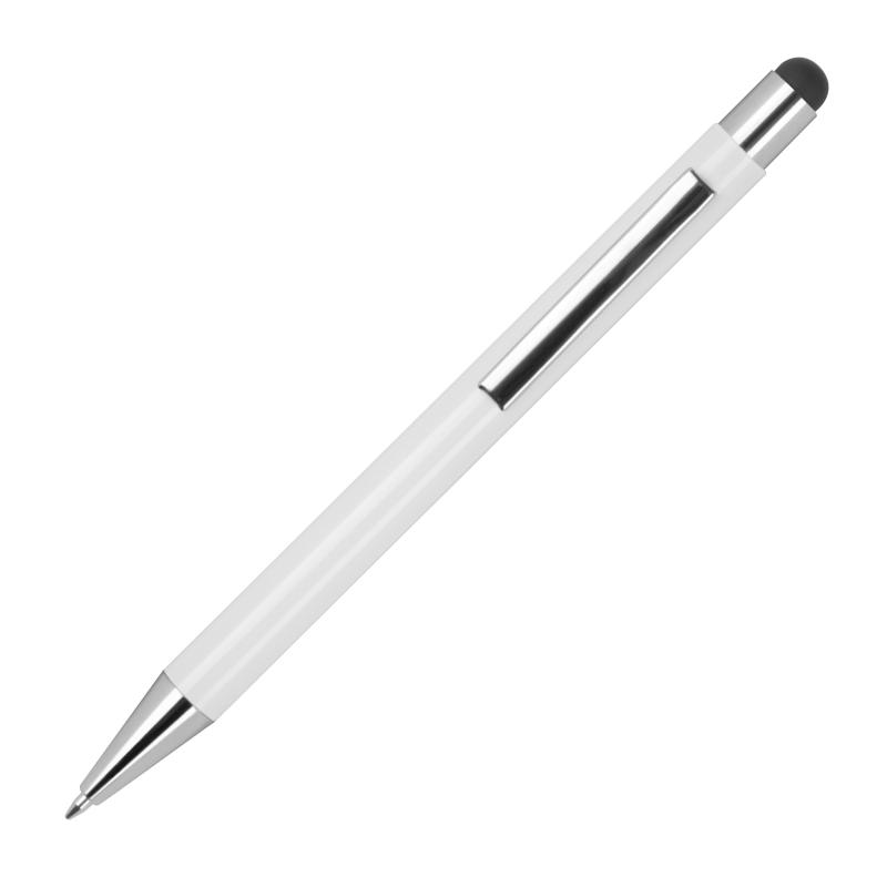 10 Touchpen Kugelschreiber / aus Metall / Stylusfarbe: schwarz