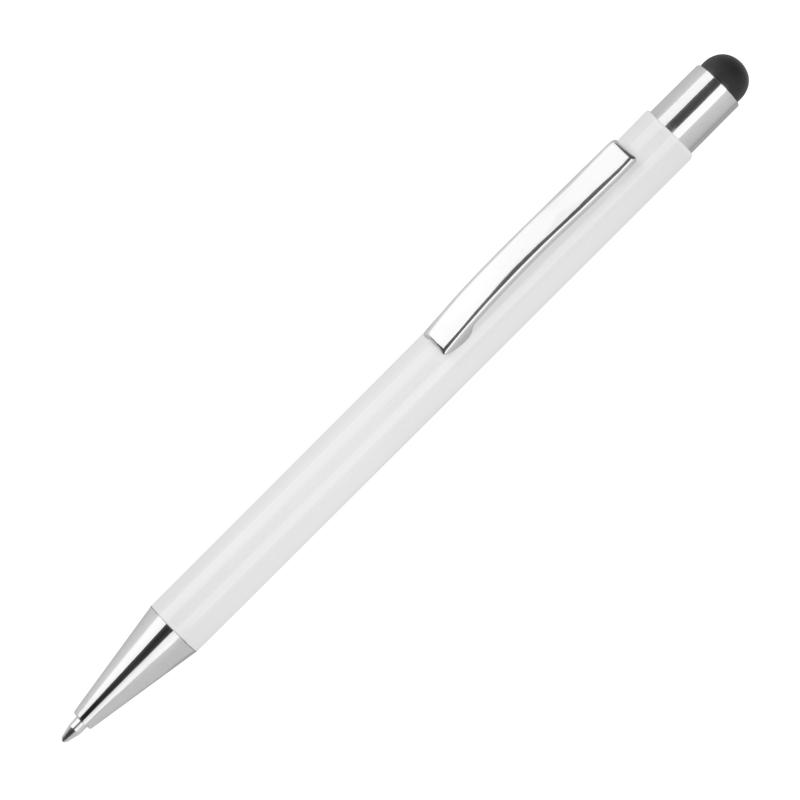 10 Touchpen Kugelschreiber / aus Metall / Stylusfarbe: schwarz