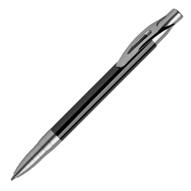 10x Kugelschreiber mit Namensgravur - aus Metall - Farbe: dunkelgrau
