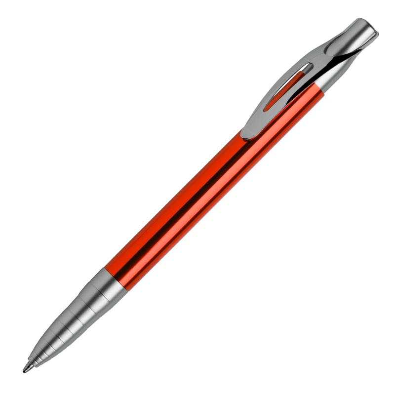 10x Kugelschreiber mit Namensgravur - aus Metall - Farbe: orange
