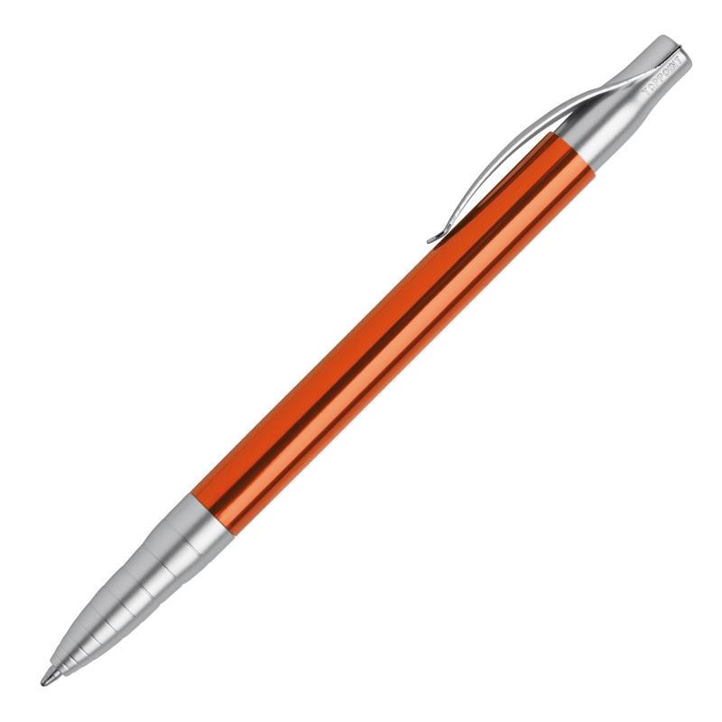 10x Kugelschreiber mit Namensgravur - aus Metall - Farbe: orange