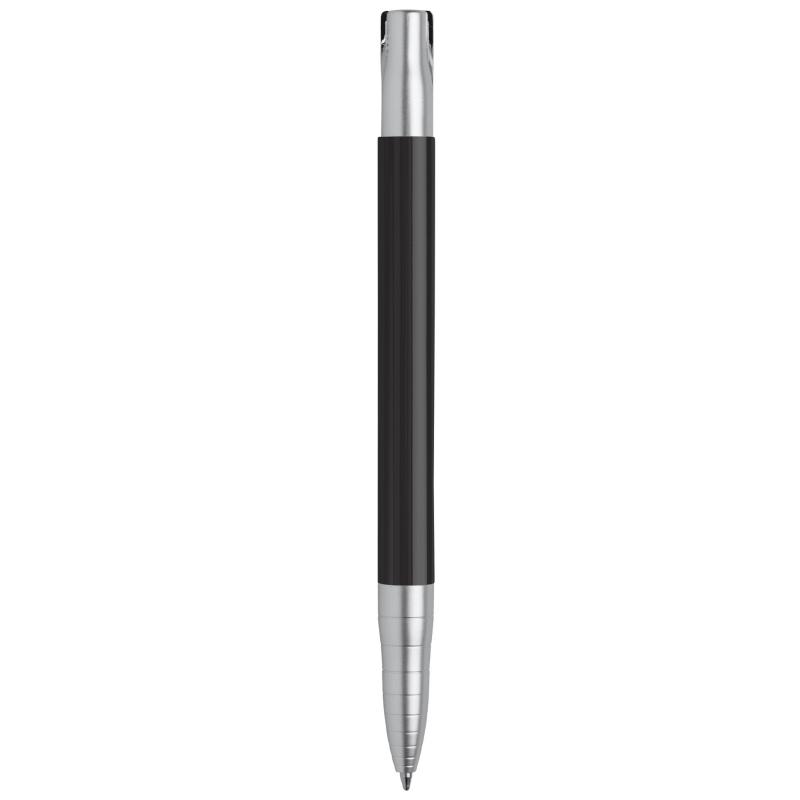 10x Kugelschreiber mit Namensgravur - aus Metall - Farbe: schwarz