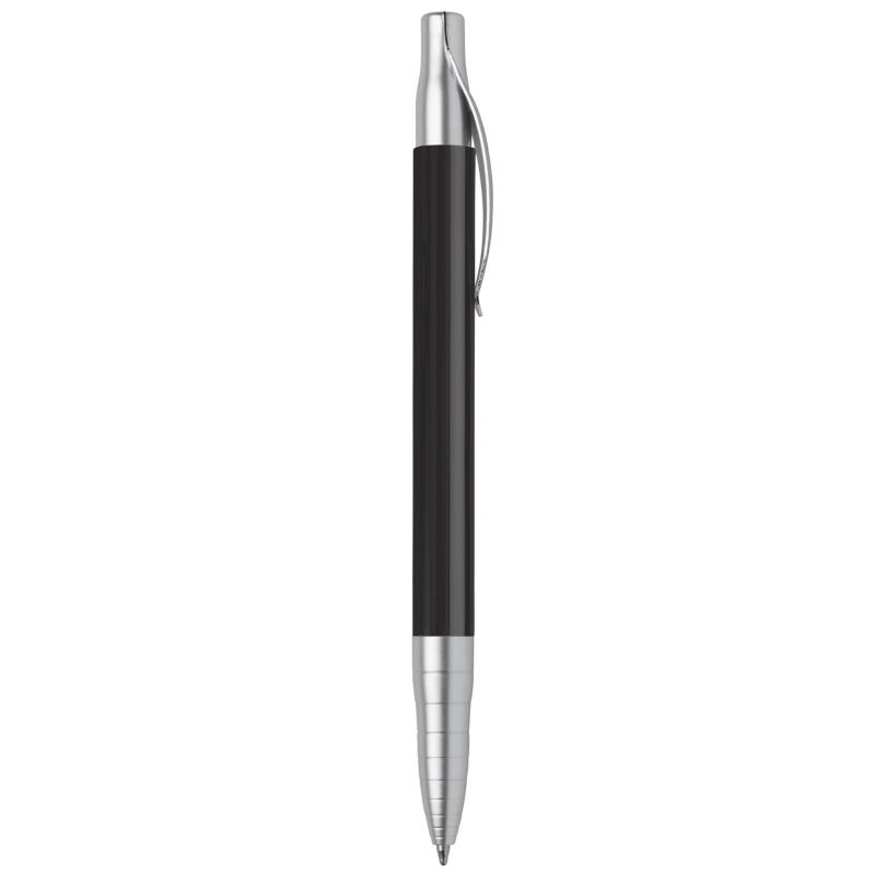 10x Kugelschreiber mit Namensgravur - aus Metall - Farbe: schwarz