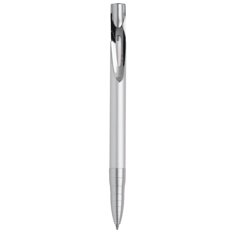 10x Kugelschreiber mit Namensgravur - aus Metall - Farbe: silber