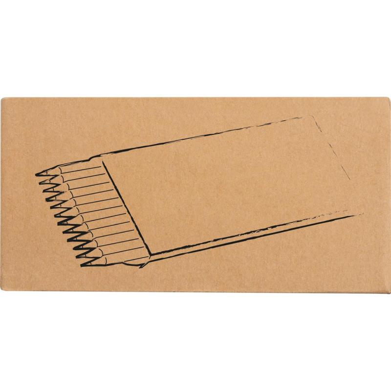 12 Buntstifte mit Namensgravur - 12 Farben