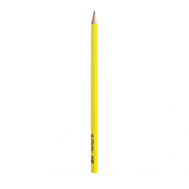 3 Herlitz Bleistifte mit Namensgravur - Härtegrad: HB - "Neon Art"