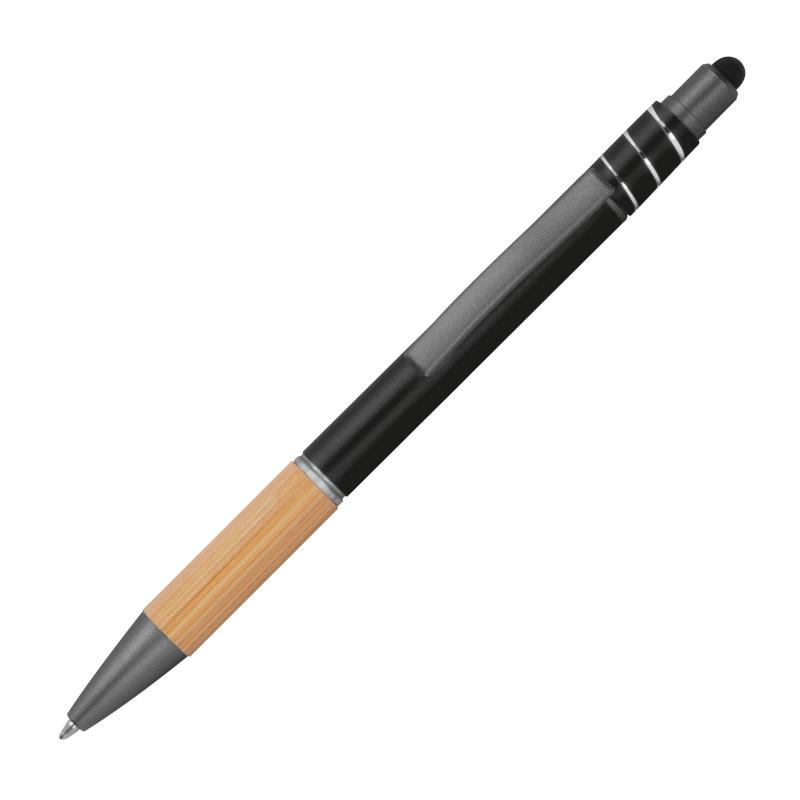 4 Fidget Touchpen-Kugelschreiber mit Gravur / aus Metall / 4 Farben