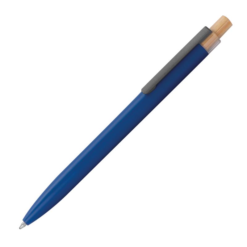 5 Kugelschreiber aus recyceltem Aluminium mit Namensgravur - Farbe: blau