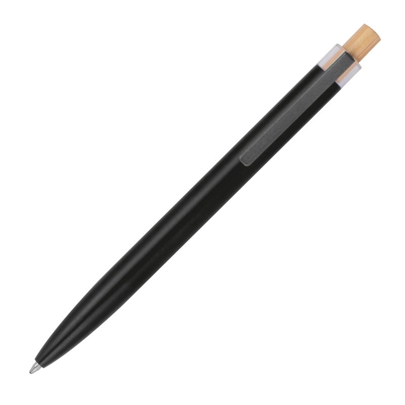 5 Kugelschreiber aus recyceltem Aluminium mit Namensgravur - Farbe: schwarz