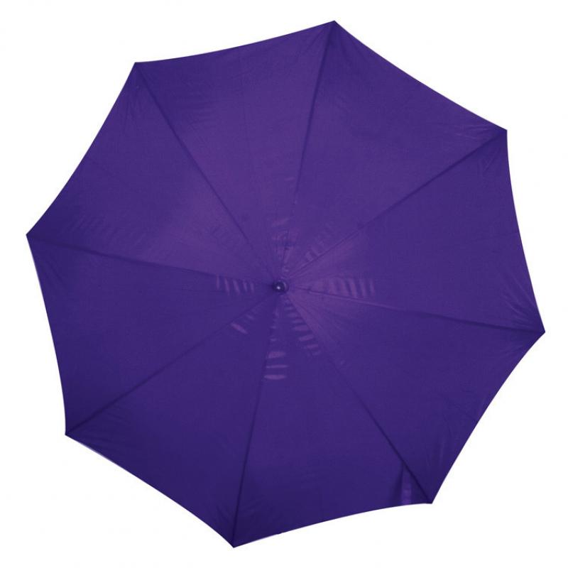 Automatik-Regenschirm mit Gravur / Farbe: lila