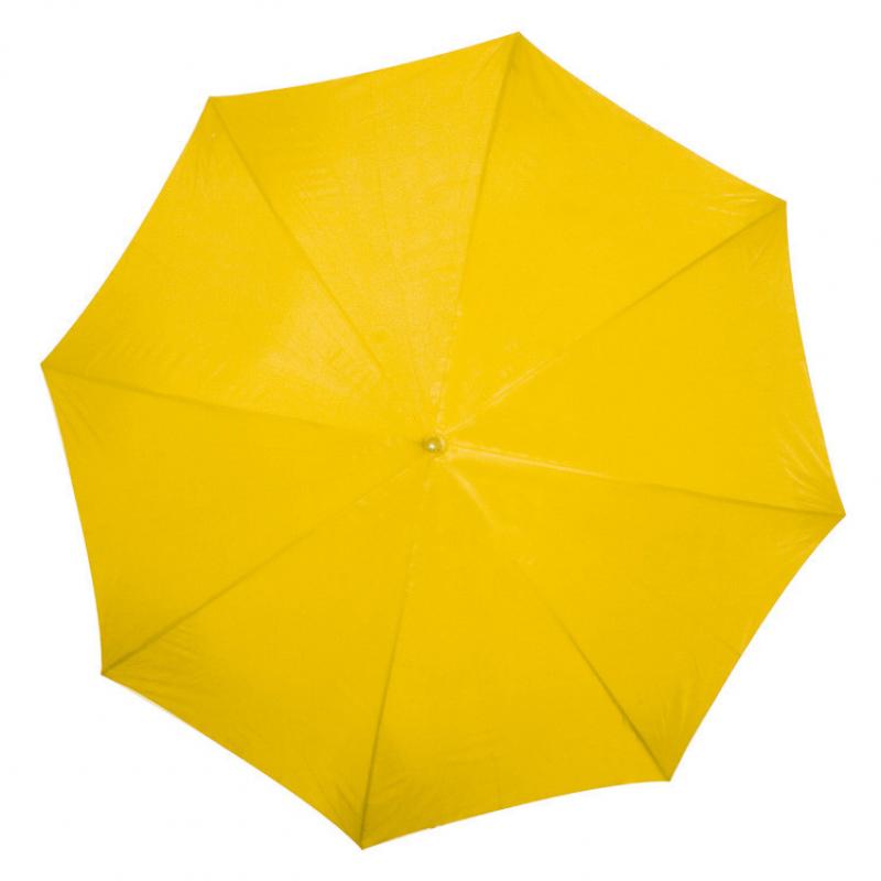 Automatik-Regenschirm mit Namensgravur - Farbe: gelb