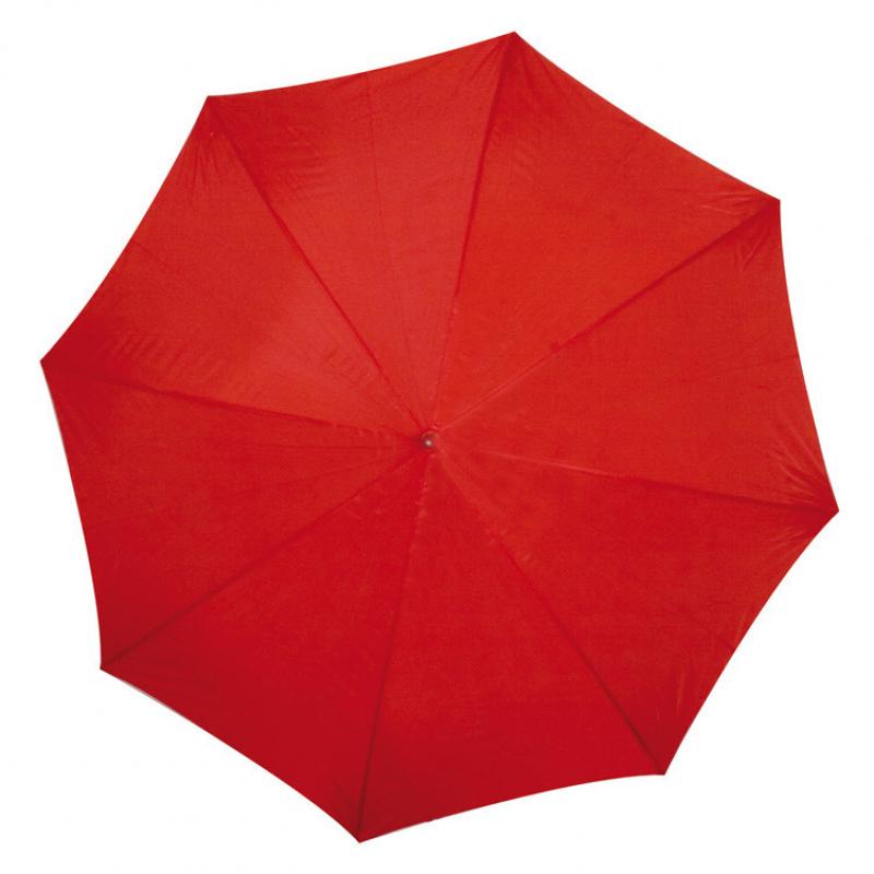 Automatik-Regenschirm mit Namensgravur - Farbe: rot
