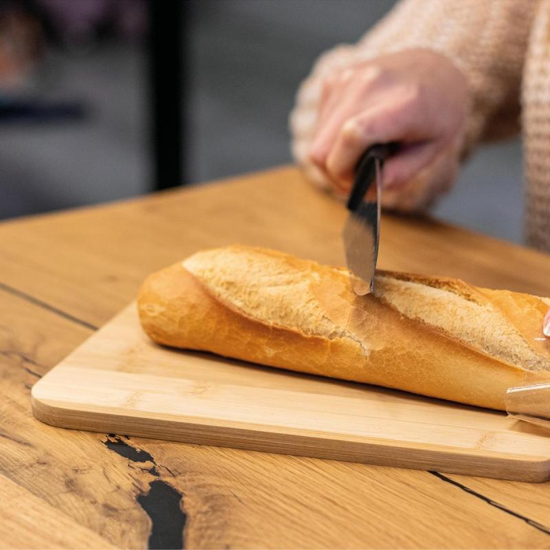 Bambus Brotzeitbrett mit Gravur / Frühstücksbrett / Holzbrett / Schneidebrett