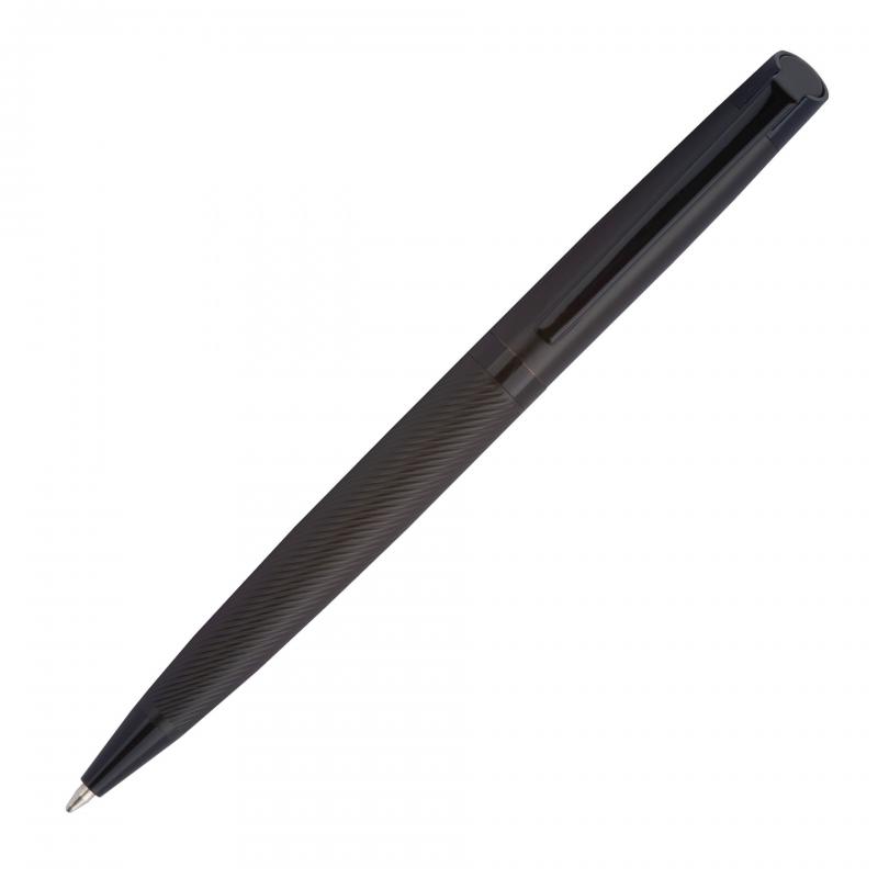 Drehkugelschreiber "CrisMa" aus Edelstahl mit Gravur / Farbe: schwarz