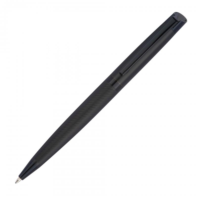 Drehkugelschreiber "CrisMa" aus Edelstahl mit Gravur / Farbe: schwarz