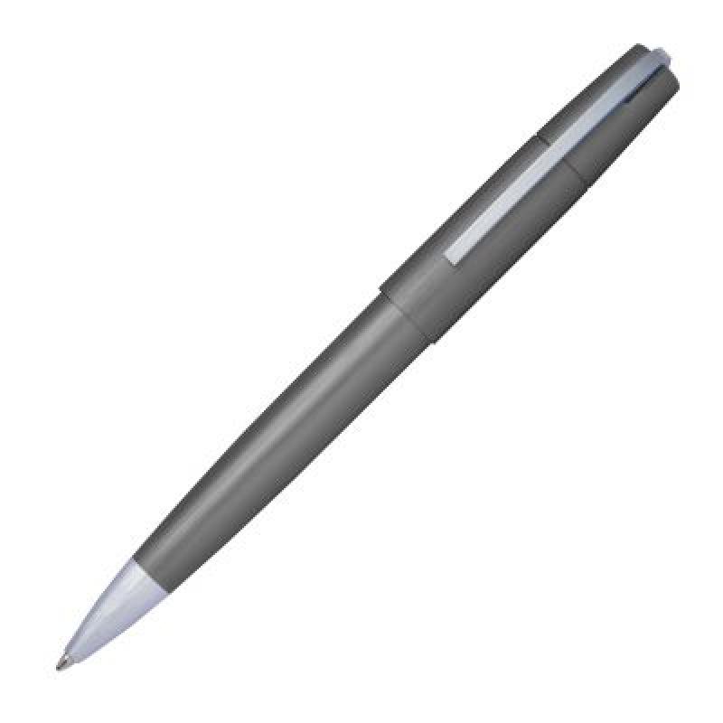 Drehkugelschreiber aus Metall mit Gravur / incl. Geschenkverpackung / anthrazit