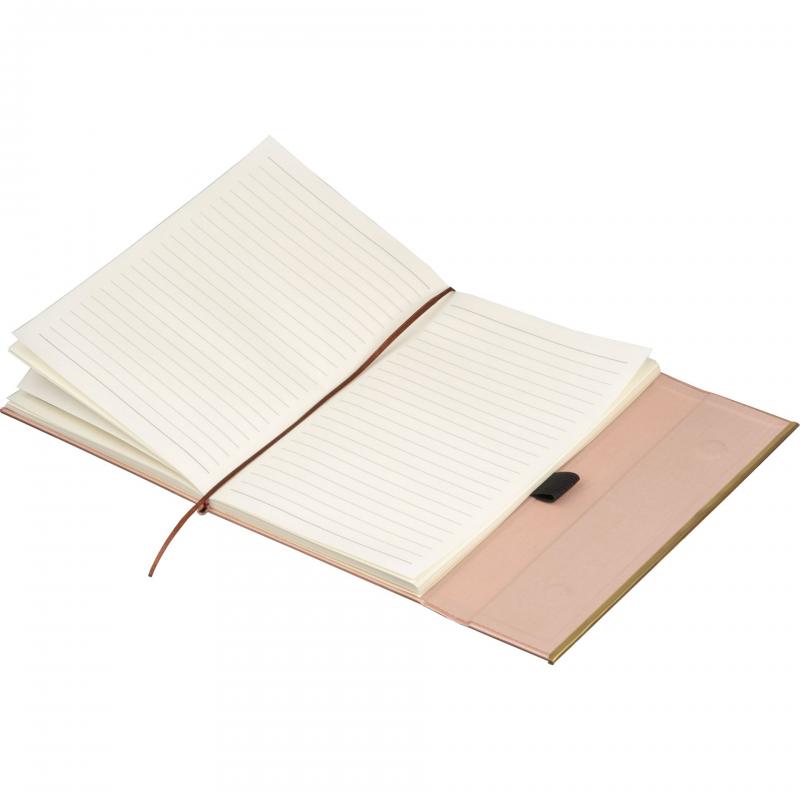 Edles Set mit Notizbuch und Kugelschreiber mit Gravur / Geschenkkarton / Kupfer