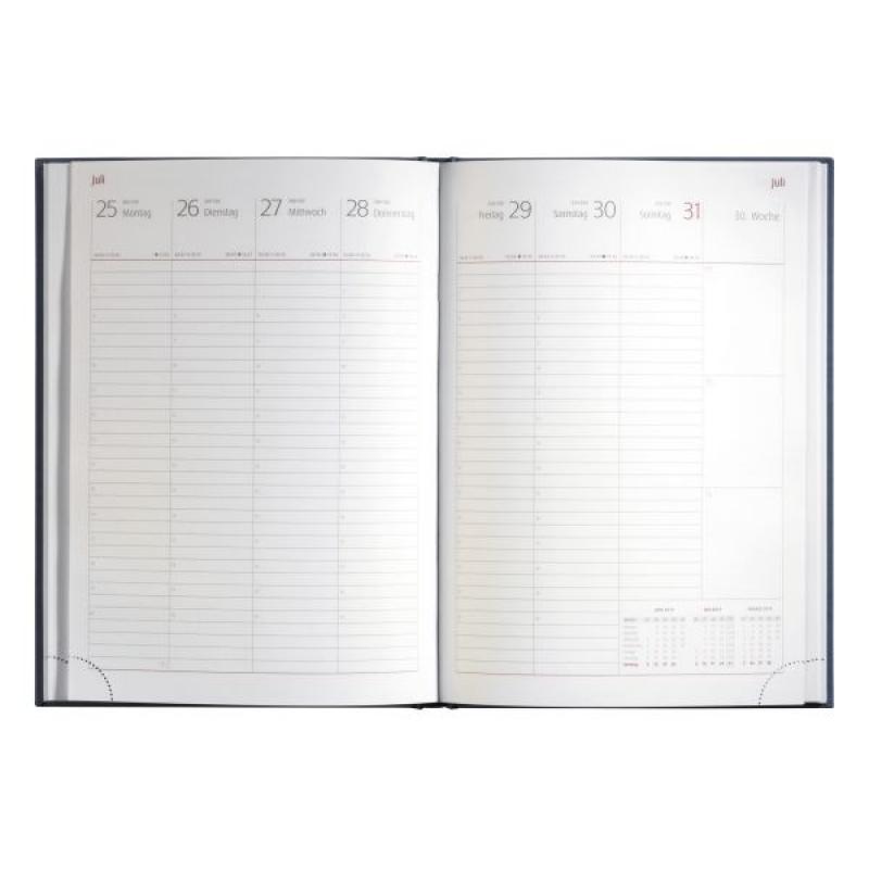 Herlitz Buchkalender 2023 "Sidney" / Wochenkalender / Farbe: schwarz