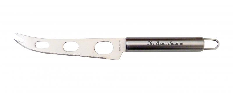 Käsemesser mit Namensgravur - aus Stainless Steel