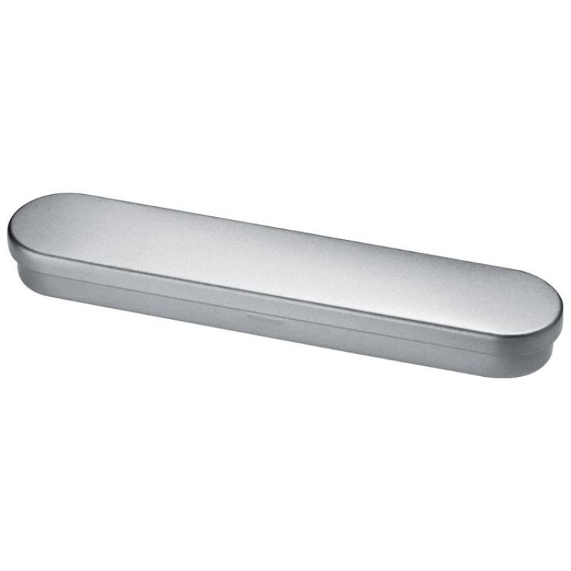 LED Edelstahl Kugelschreiber 4in1 mit Gravur / Mine: blau&rot / mit Laserpointer