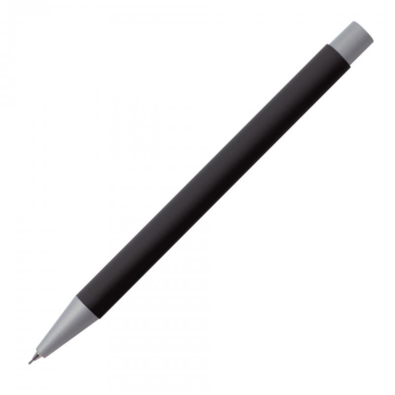 Metall-Schreibset mit Gravur / mit Kugelschreiber und Bleistift / Farbe: schwarz