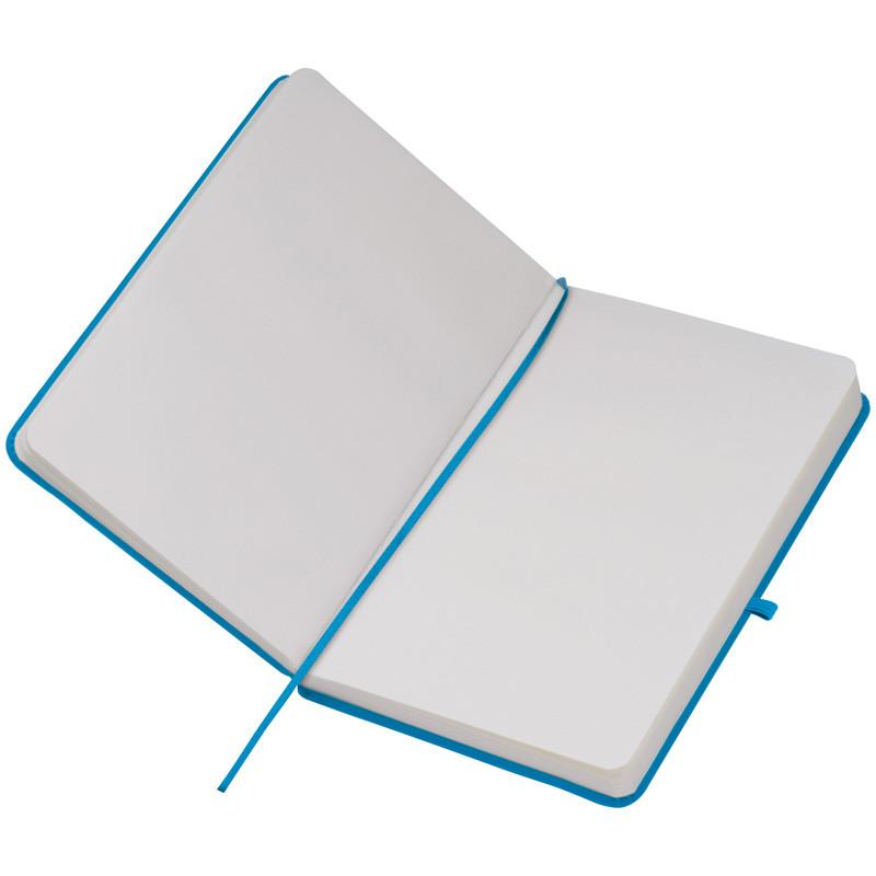 Notizbuch mit Gravur / DIN A5 / 160 S. / blanko / PU Hardcover / Farbe: türkis
