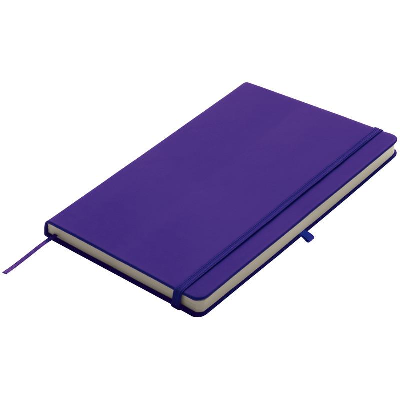 Notizbuch mit Gravur / DIN A5 / 160 S. / blanko / PU Hardcover / Farbe: violett