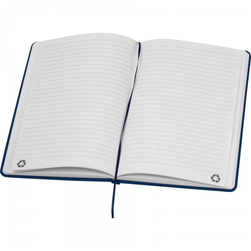 Notizbuch mit Gravur / DIN A5 / Umschlag aus PU / 160 Seiten / dunkelblau