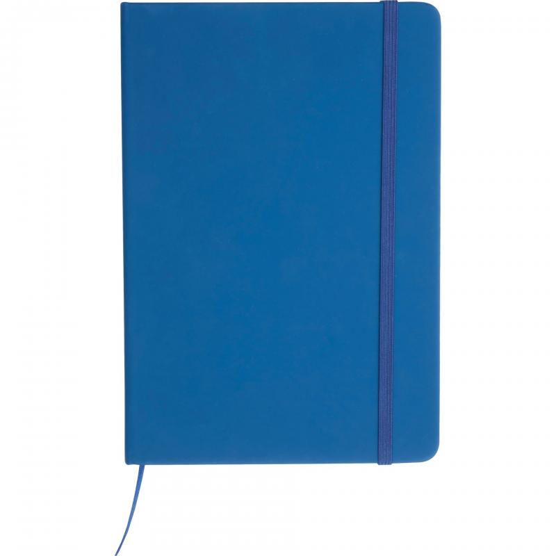 Notizbuch mit Gravur / DIN A5 / Umschlag aus PU / 160 Seiten / Farbe: blau