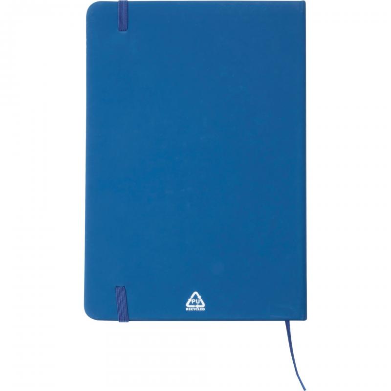 Notizbuch mit Gravur / DIN A5 / Umschlag aus PU / 160 Seiten / Farbe: blau