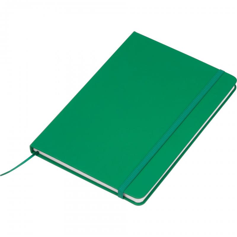 Notizbuch mit Gravur / DIN A5 / Umschlag aus PU / 160 Seiten / Farbe: grün