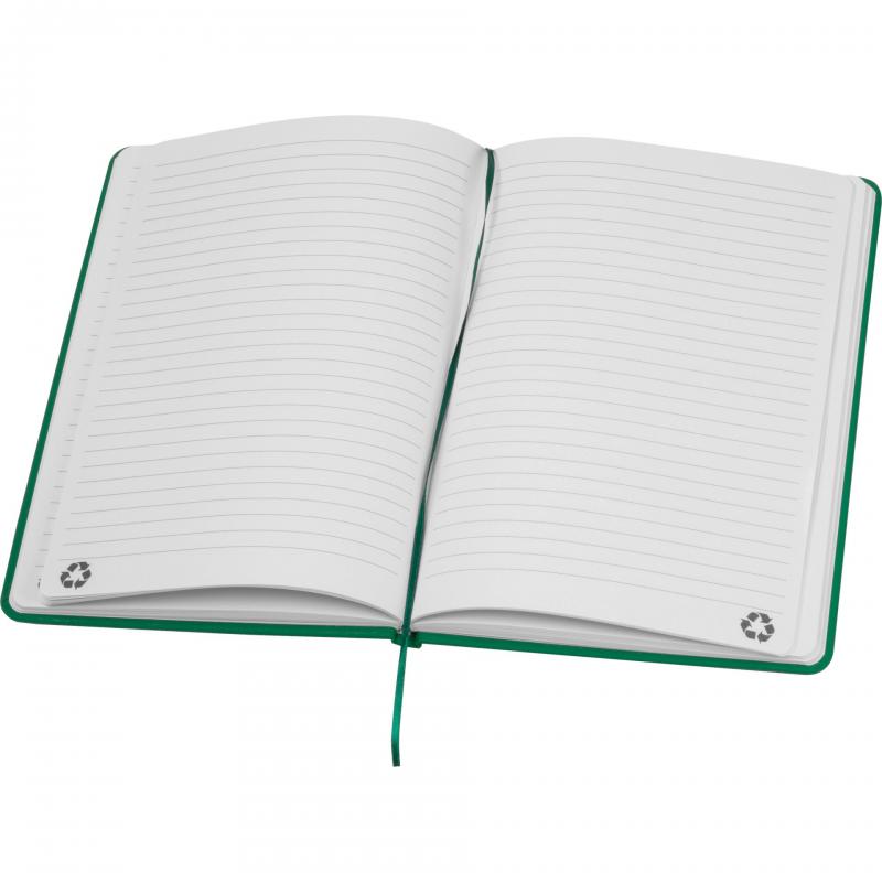 Notizbuch mit Gravur / DIN A5 / Umschlag aus PU / 160 Seiten / Farbe: grün