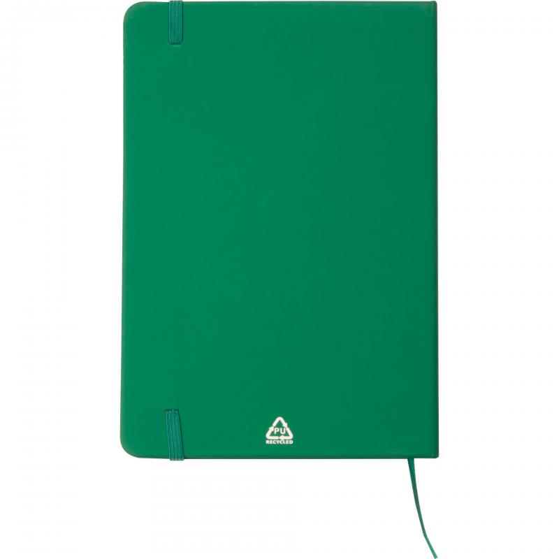 Notizbuch mit Gravur / DIN A5 / Umschlag aus PU / 160 Seiten / Farbe: grün
