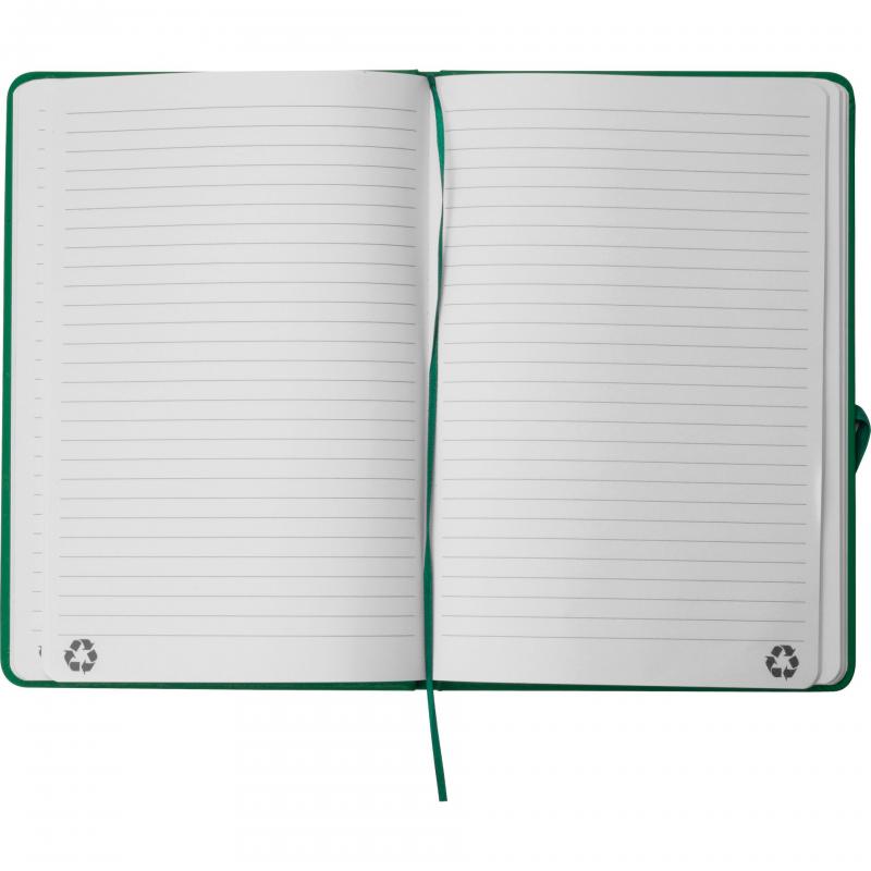 Notizbuch mit Gravur / DIN A5 / Umschlag aus PU / 160 Seiten / Farbe: grün