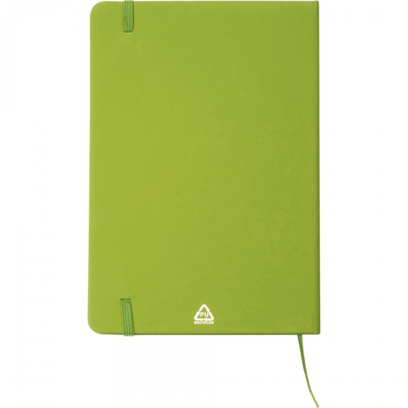 Notizbuch mit Gravur / DIN A5 / Umschlag aus PU / 160 Seiten / Farbe: hellgrün