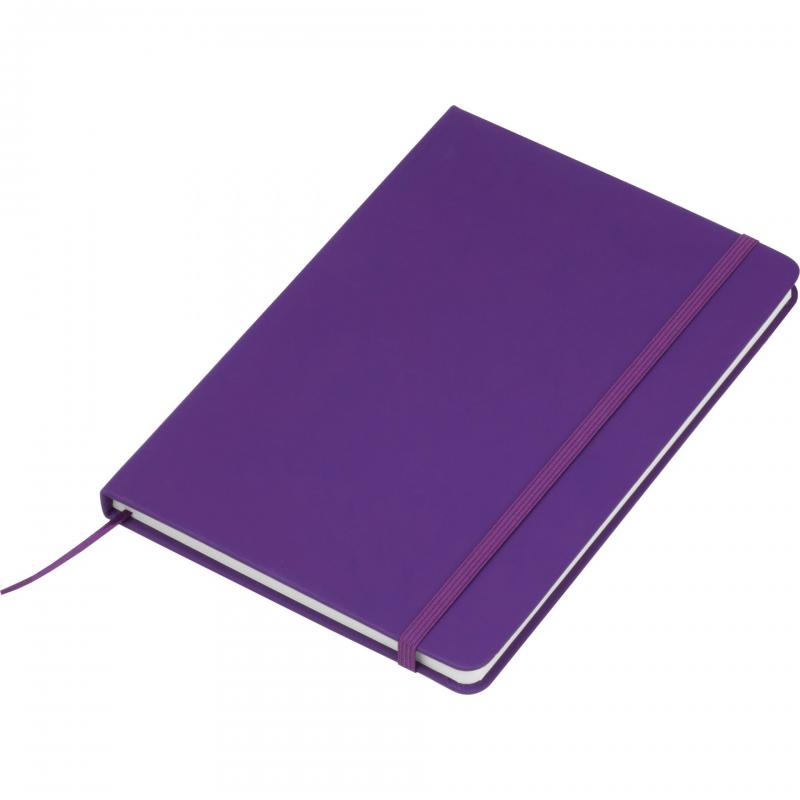 Notizbuch mit Gravur / DIN A5 / Umschlag aus PU / 160 Seiten / Farbe: lila