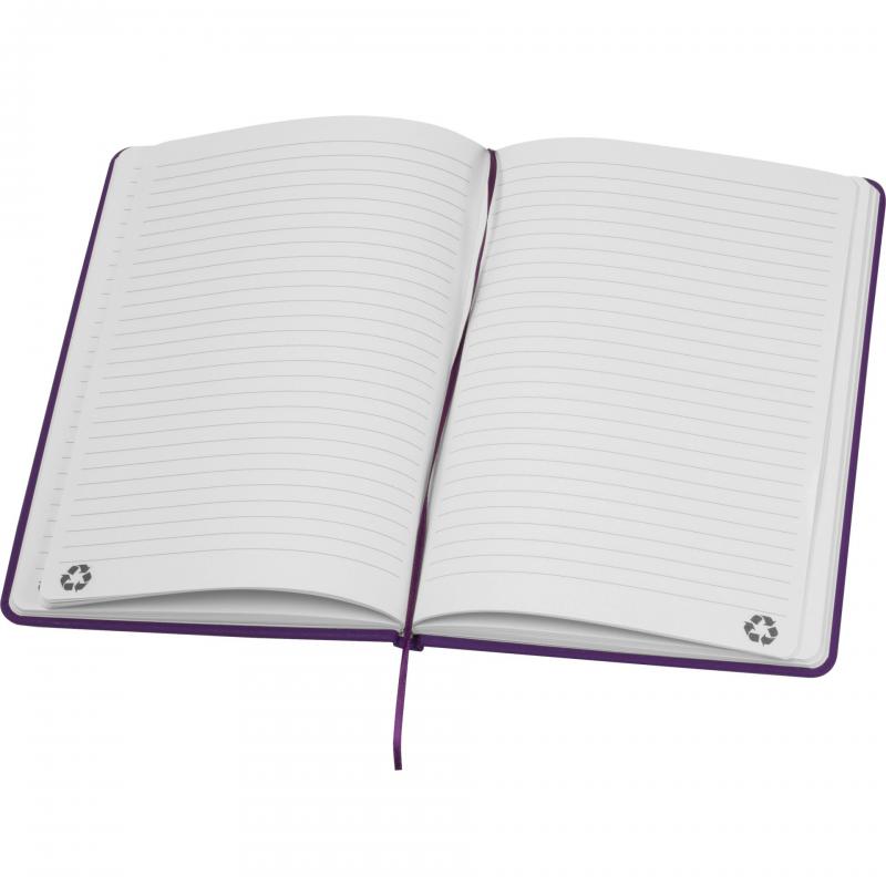 Notizbuch mit Gravur / DIN A5 / Umschlag aus PU / 160 Seiten / Farbe: lila