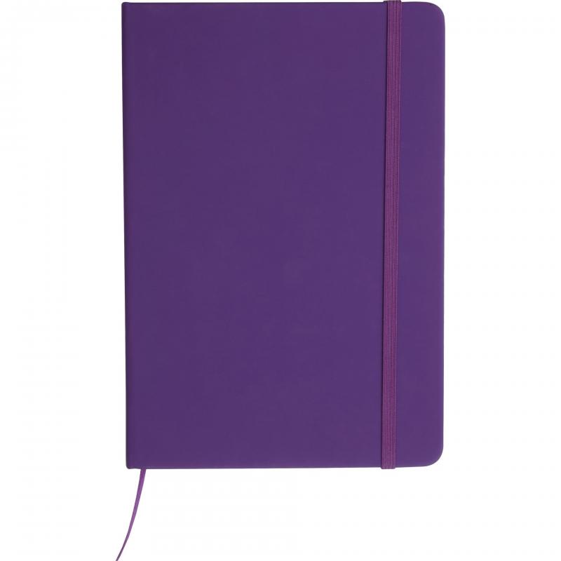 Notizbuch mit Gravur / DIN A5 / Umschlag aus PU / 160 Seiten / Farbe: lila