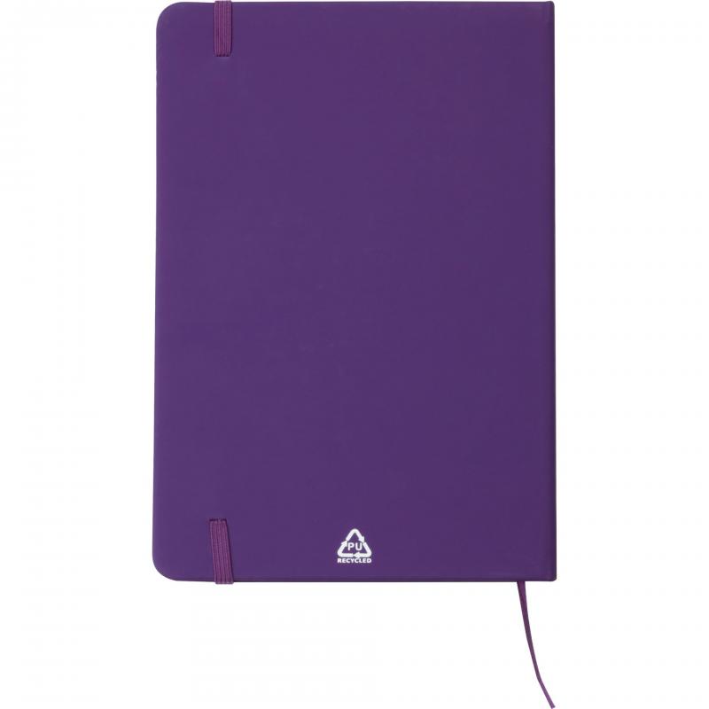 Notizbuch mit Gravur / DIN A5 / Umschlag aus PU / 160 Seiten / Farbe: lila