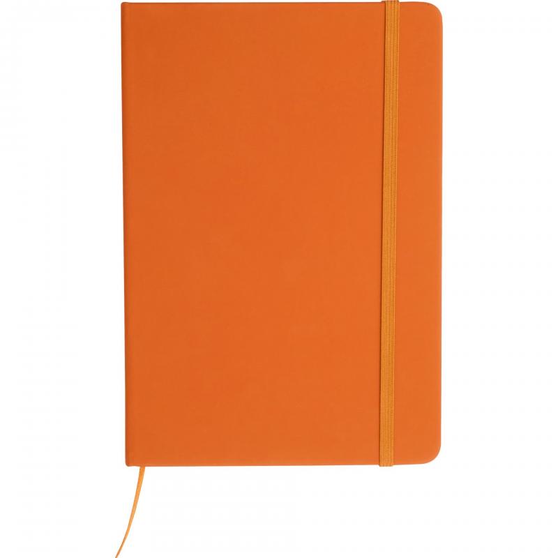 Notizbuch mit Gravur / DIN A5 / Umschlag aus PU / 160 Seiten / Farbe: orange