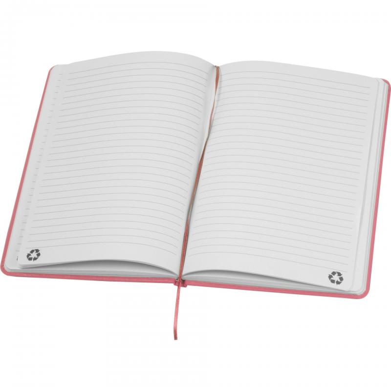 Notizbuch mit Gravur / DIN A5 / Umschlag aus PU / 160 Seiten / Farbe: pink