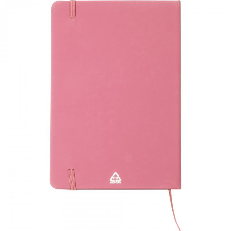 Notizbuch mit Gravur / DIN A5 / Umschlag aus PU / 160 Seiten / Farbe: pink