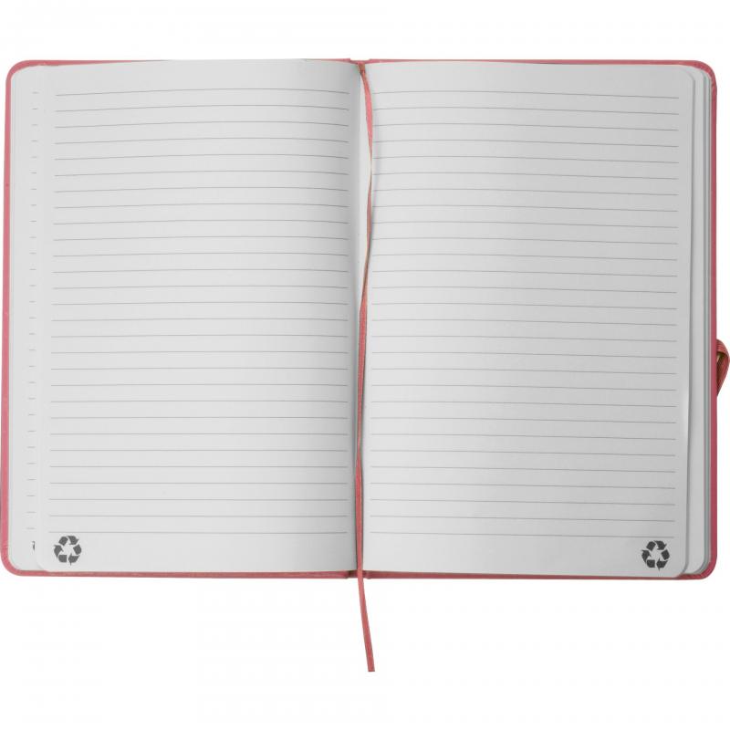 Notizbuch mit Gravur / DIN A5 / Umschlag aus PU / 160 Seiten / Farbe: pink