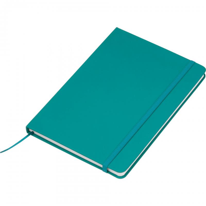 Notizbuch mit Gravur / DIN A5 / Umschlag aus PU / 160 Seiten / Farbe: türkis