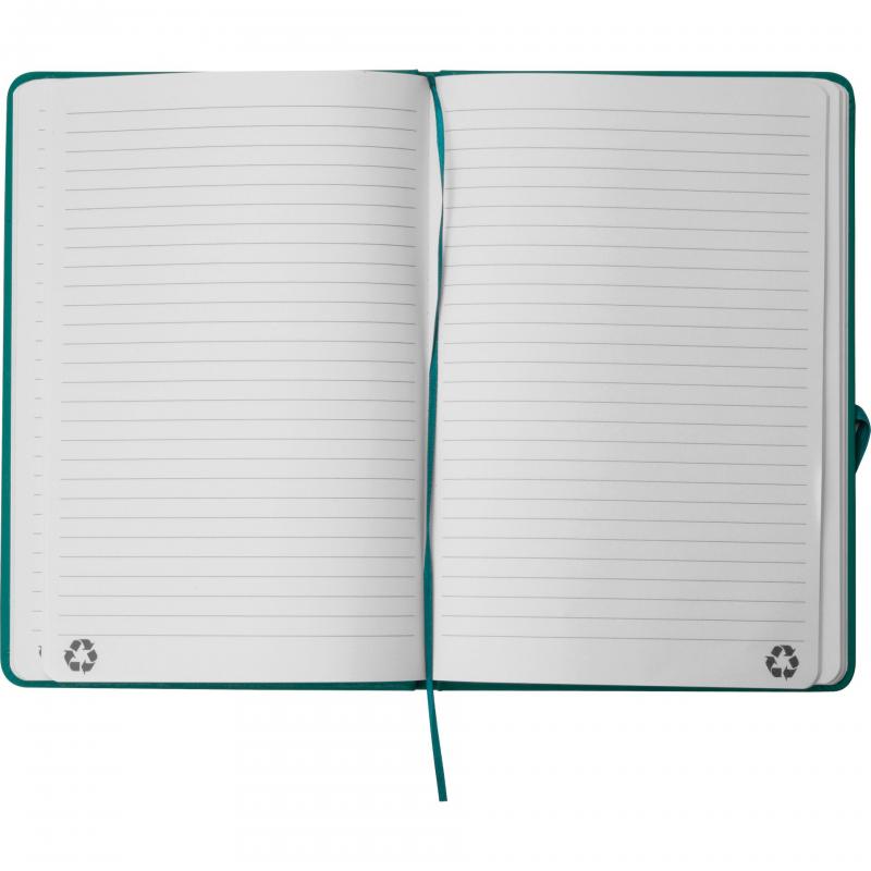 Notizbuch mit Gravur / DIN A5 / Umschlag aus PU / 160 Seiten / Farbe: türkis