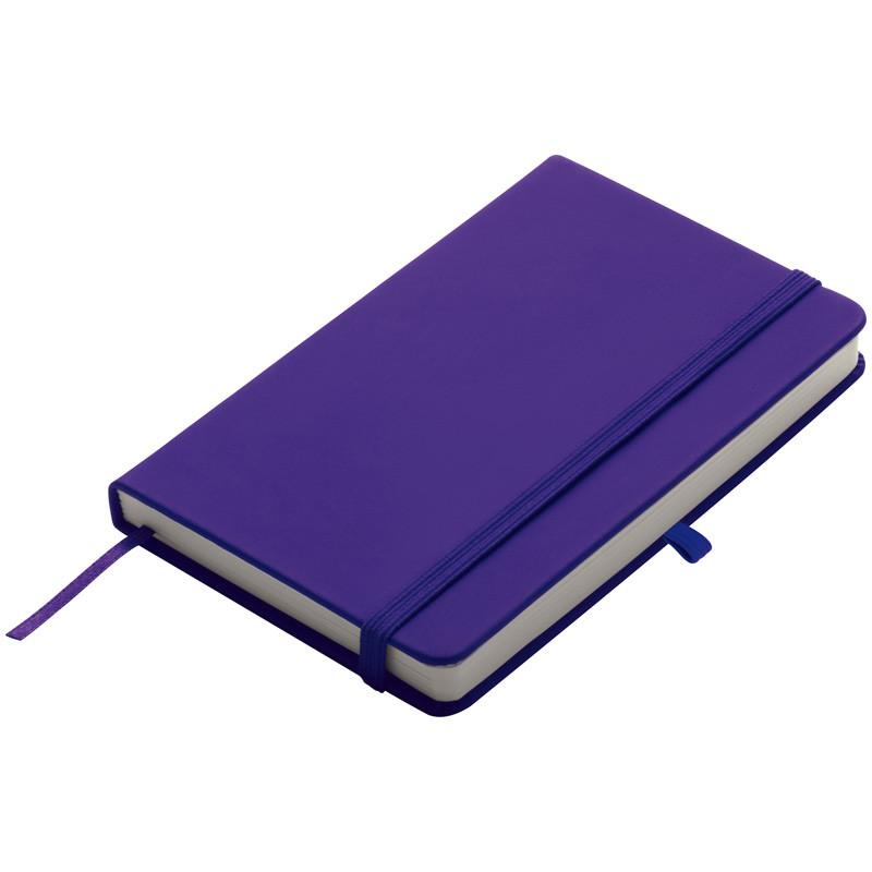 Notizbuch mit Gravur / DIN A6 / 160 S. / blanko / PU Hardcover / Farbe: violett