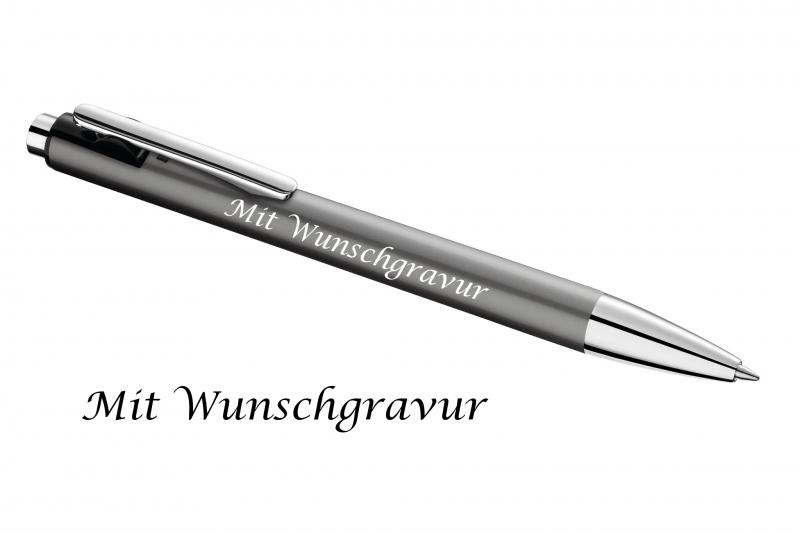 Pelikan Kugelschreiber Snap Metallic mit Gravur / Farbe: platin